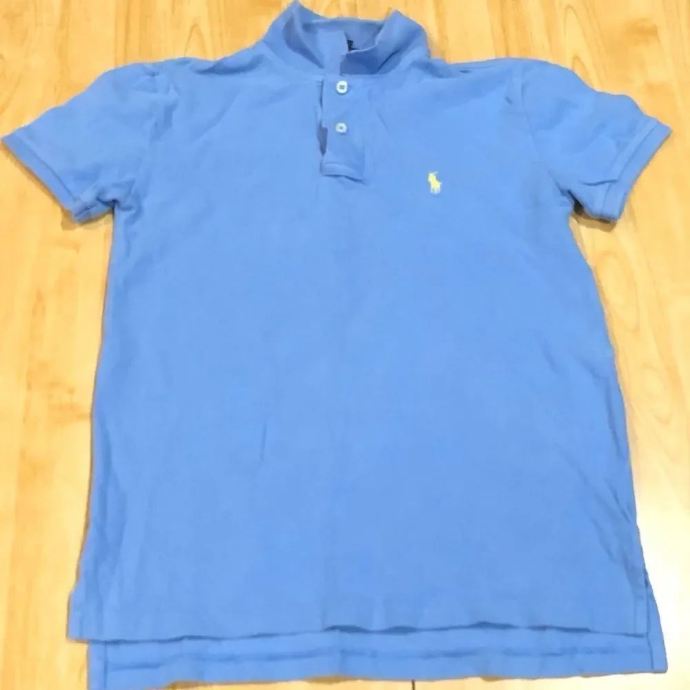 Boys Polo by Ralph Lauren Shirt Size 14-16 Light Blue Cotton Shirt